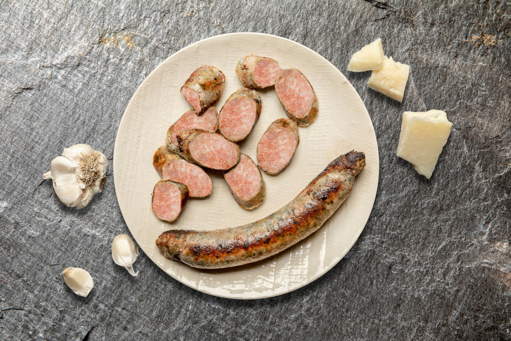 Dom's Cheese and Garlic Sausage (1.25 lbs)