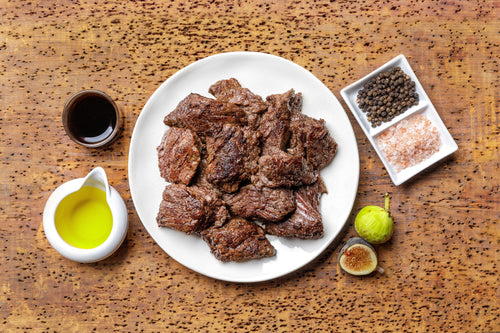 Dom's Balsamic Fig Steak Tips (1.5 lbs)
